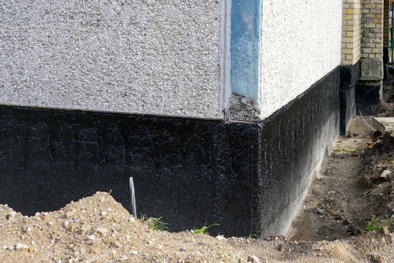 Waterproofed Exterior Walls